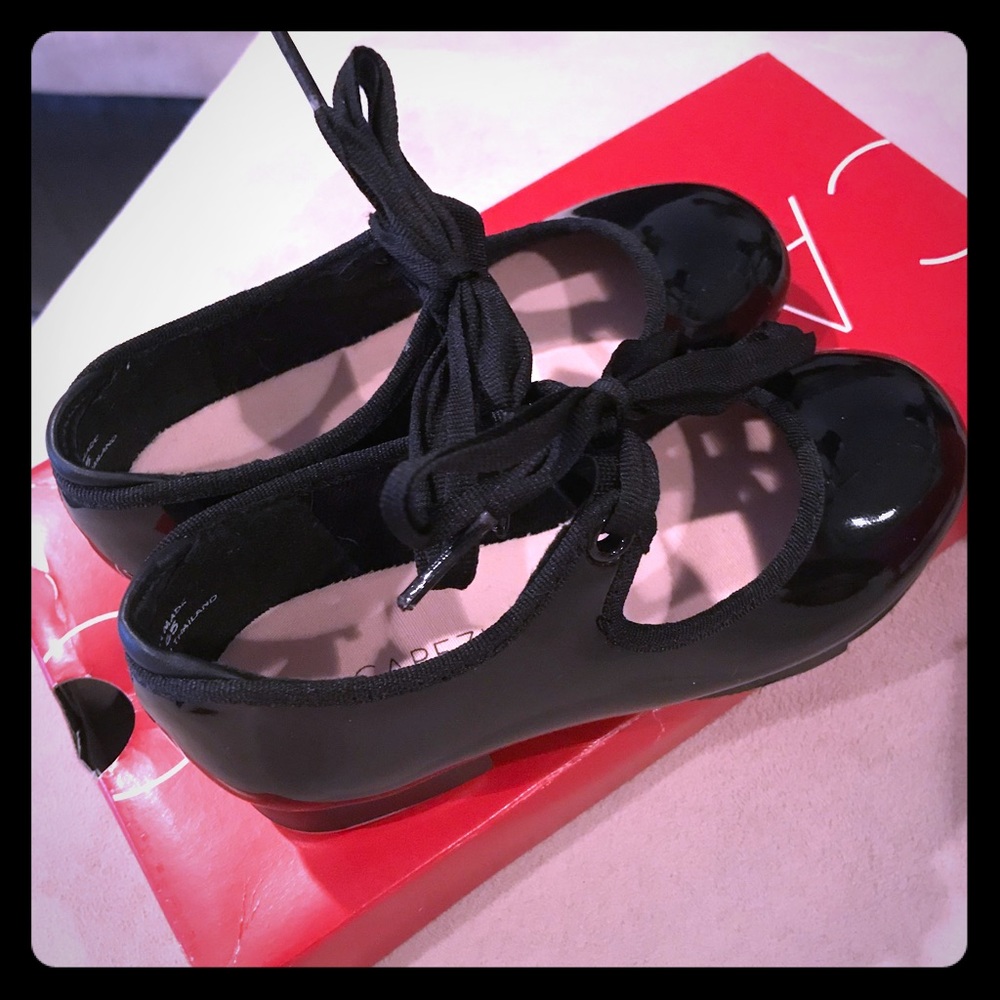 Capezio Jr Tyette Tap Shoes Toddler Girls Size 9W
